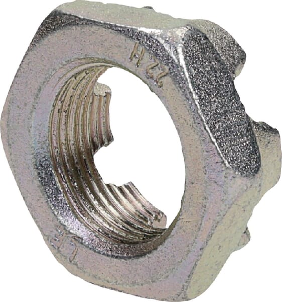 Frontansicht Lemken Kronenmutter DIN937-M24x1,5-22