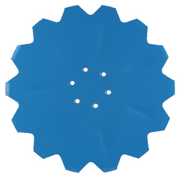 Frontansicht Lemken Sechscheibe gez. 450x100x4,5mm