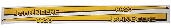 Kabine Aufkleberset "John Deere 6920" TR6920JD