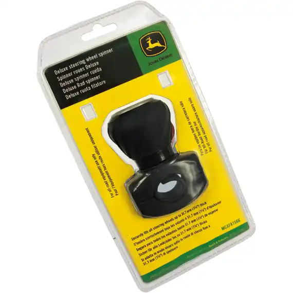 JOHN DEERE Deluxe Lenkrad Knauf Lenkhilfe Logo Schwarz