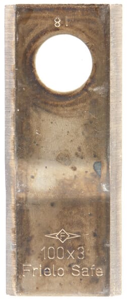 Mähmesser links / rechts 98x40x3 mm, Bohrung Ø 19 mm, geeignet für AMA / Galfre/Marango, 25er-Packung aus der Kategorie Trommel- und Scheibenmähwerk