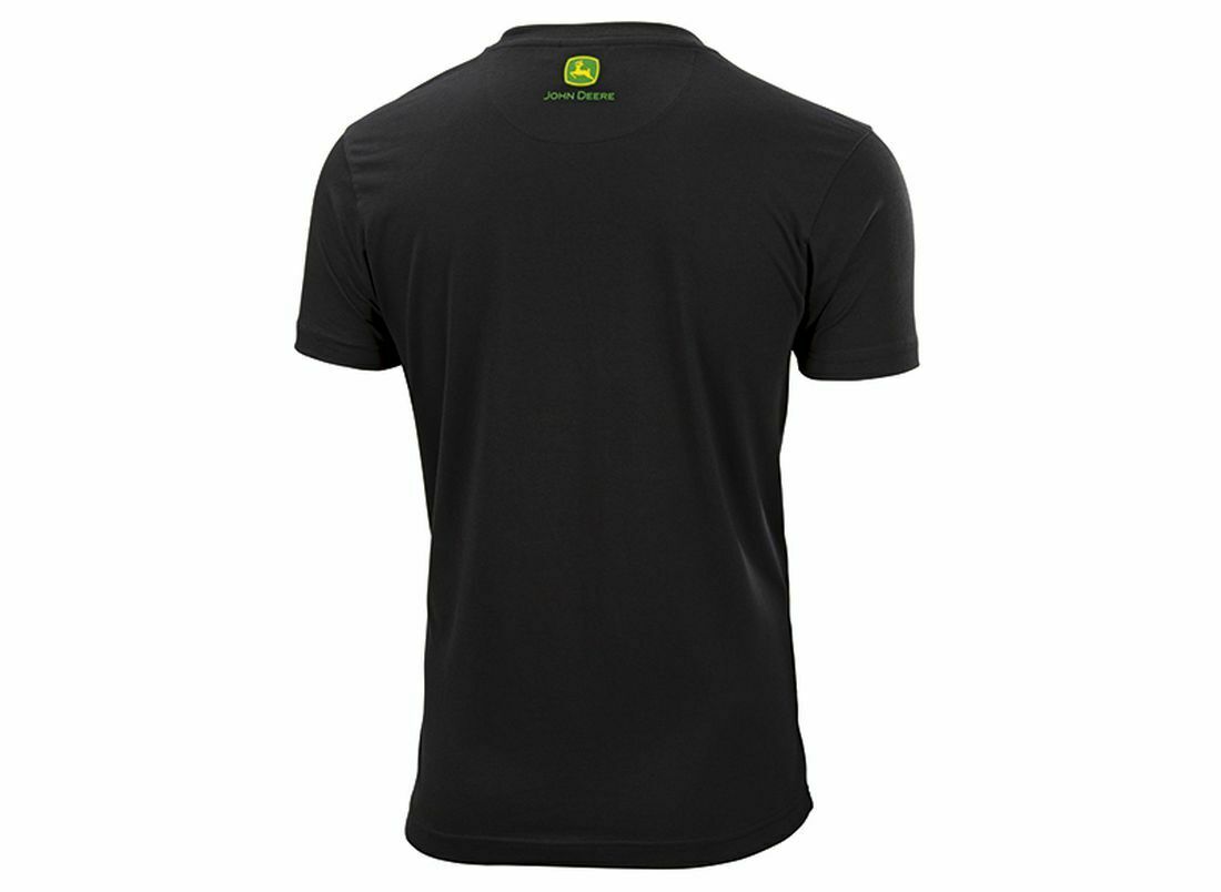 MCL201806013 JOHN DEERE T-Shirt Herren Logo Schwarz img_2