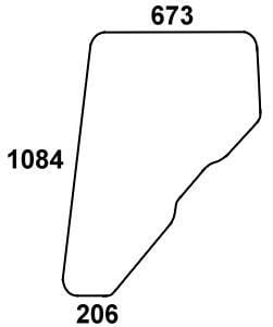 Kabine Türscheibe RT6005010161N