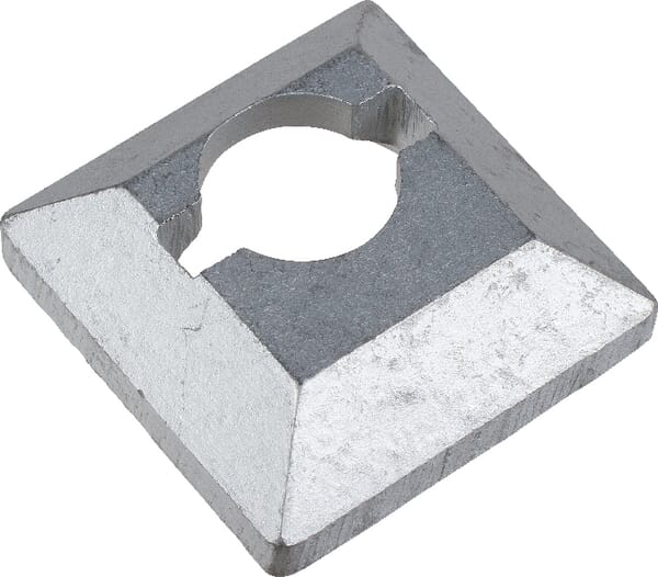 Frontansicht Lemken Exzenterscheibe 50x50x16 D20,2