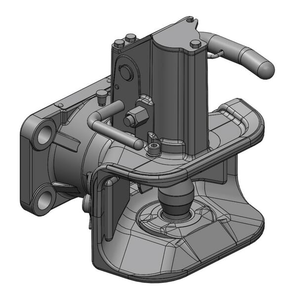 Anhängerkupplungen Anhängerkupplung mit Flansch 140x80mm M20 CH-I (Ø38mm) F1 051413121A02
