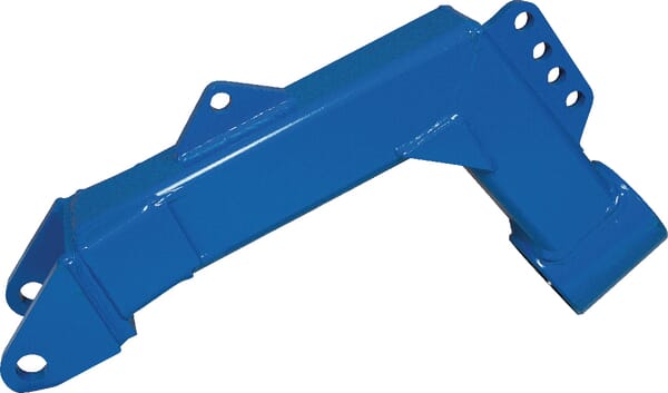 Frontansicht Lemken Halterung D40x190