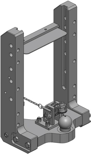 Anhängerkupplungen Lagerbock  K80 390mm S 32 00160811A17