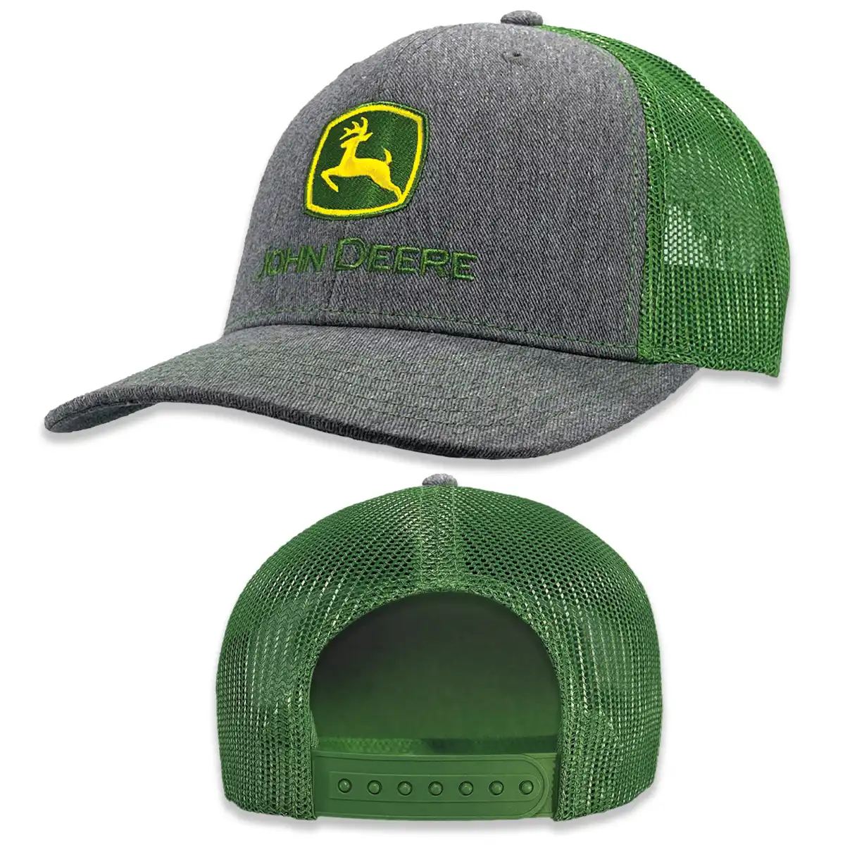 JOHN DEERE Cap Grau-Grün