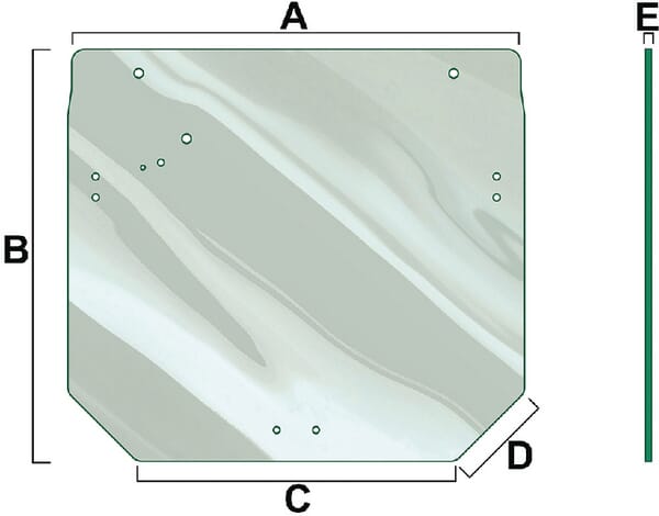 Kabine Glas, hinten VPM7429