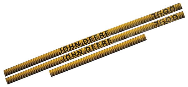 Kabine Aufkleberset "John Deere 7600" TR7600JD