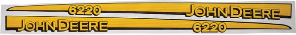Kabine Aufkleberset "John Deere 6220" TR6220JD