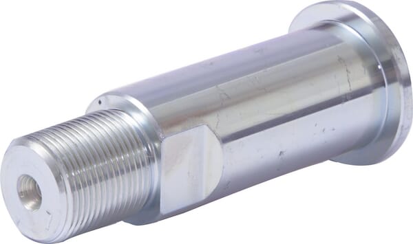 Frontansicht Lemken Achse D30x97 M24x1,5LH Zn