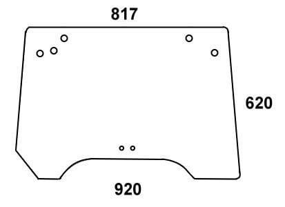 Kabine Heckfenster ER047939N