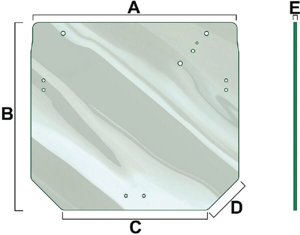 Kabine Glas, hinten VPM7428