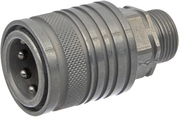 Frontansicht Lemken Muffe M22x1,5