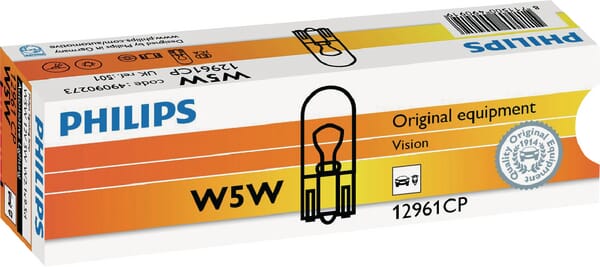 Beleuchtung Glühlampe 12V 5W W2,1x9,5d GL12961