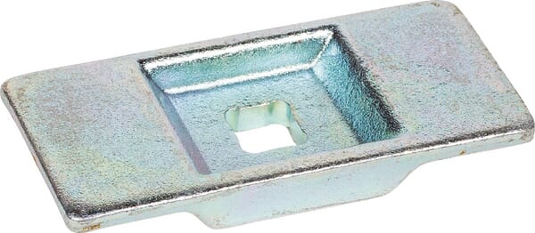 Frontansicht Lemken Klemmplatte 35x5x78 4XVKL