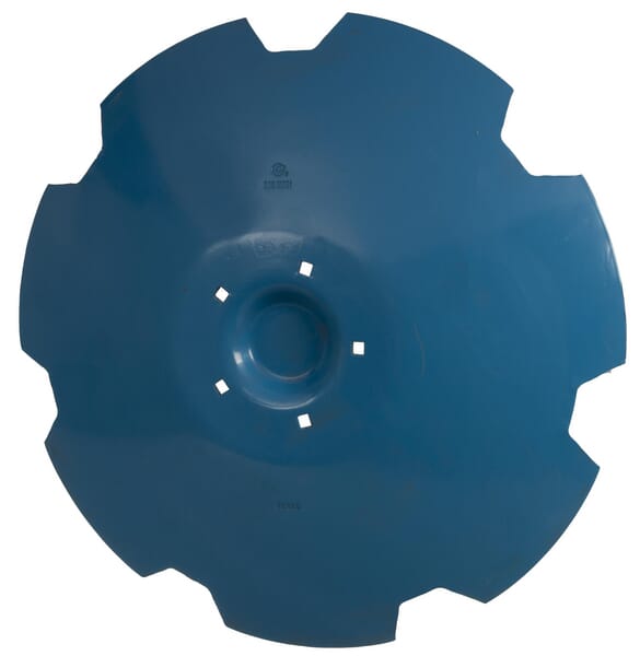 Frontansicht Lemken Hohlscheibe D645x6 gezackt Dur