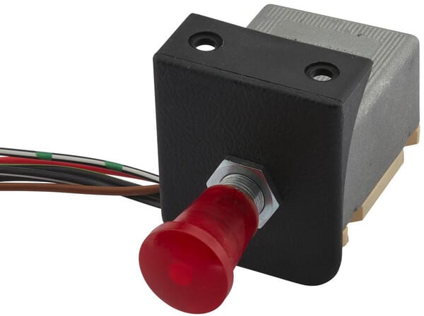 Elektroschalter Warnblinkschalter, Zugschalter, 12V, Halogen, mit Glühlampe 6HD002535031