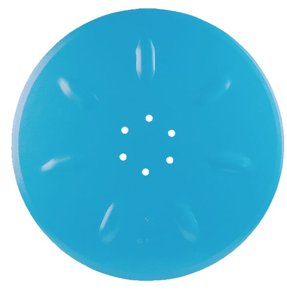 Frontansicht Lemken Sechscheibe glatt 500x100x5mm