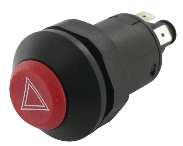 Kabine Druckschalter Warnlicht rot 11105020PN