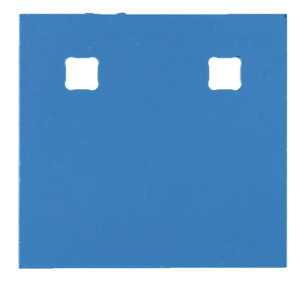 Frontansicht Lemken Abstreifer-Stützplatte 90x3x85