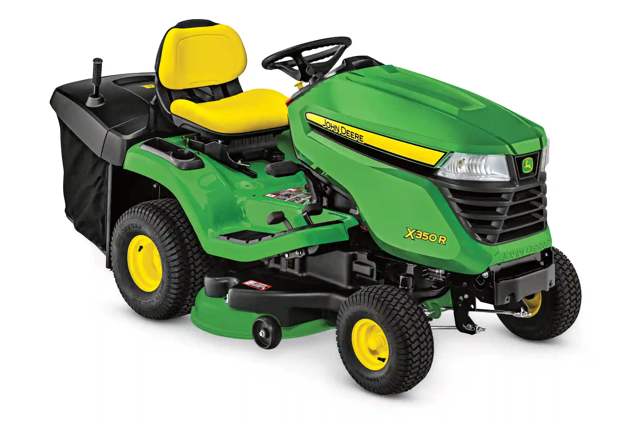 JOHN DEERE Rasentraktor X350R mit Mähwerk und Grasfangkorb