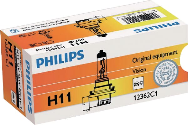 Beleuchtung Glühlampe H11 12V 55W PGJ 19-2 GL12362LL