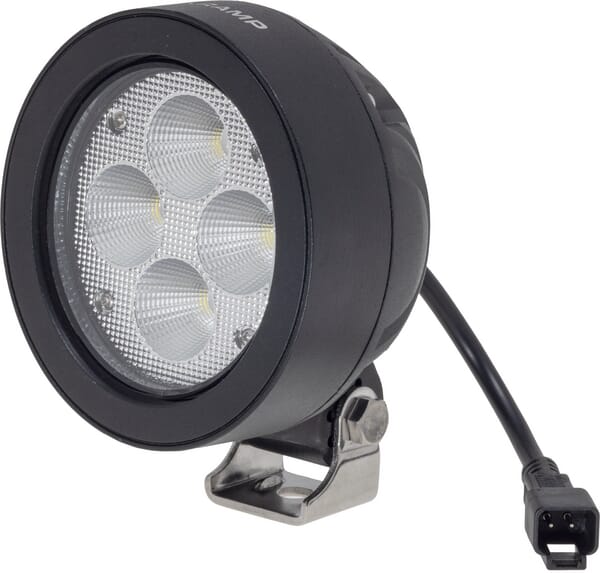 LA10416 LED Arbeitsscheinwerfer 40W 4500lm - weites Flutlicht Kabel Anschluss