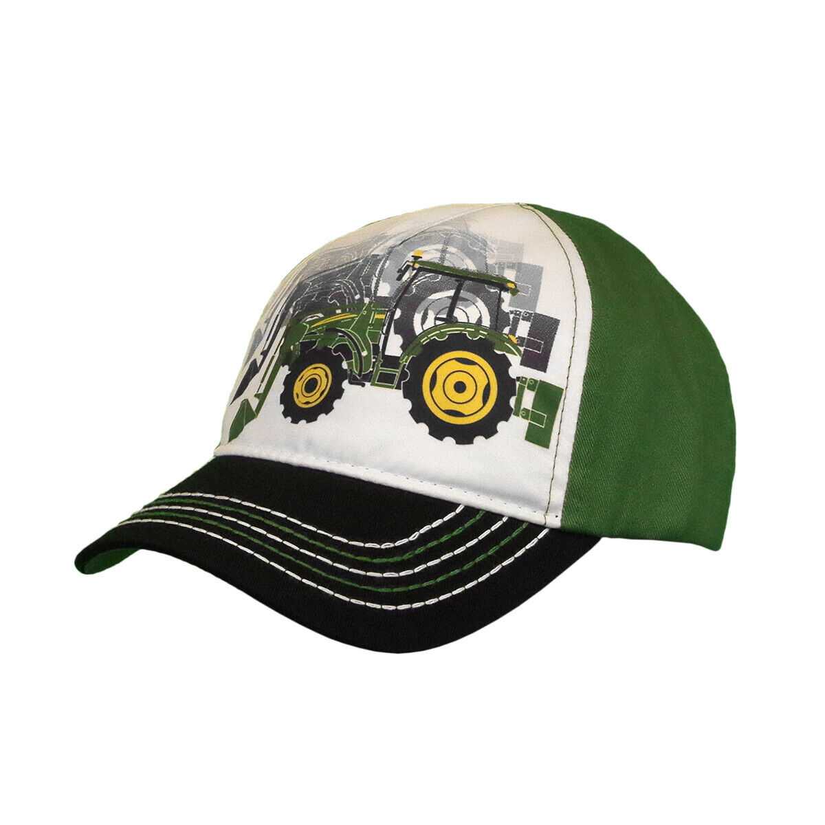 JOHN DEERE Kinder Cap Traktor Weiß/Schwarz/Grün MC53080604BK MC53080604BK