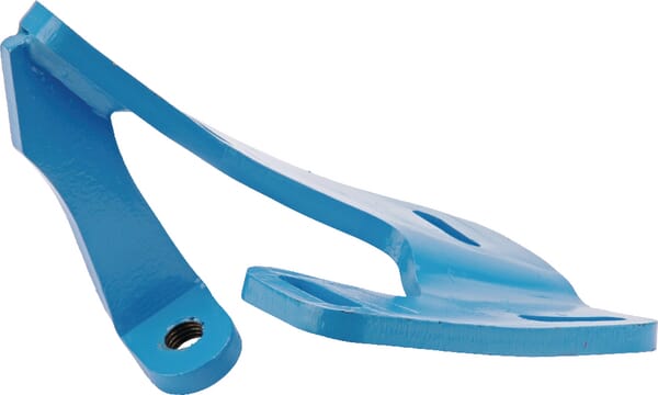 Frontansicht Lemken Halter mit Stütze R.