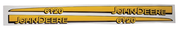 Kabine Aufkleberset "John Deere 6120" TR6120JD