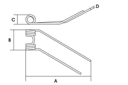 Federzinken aus der Kategorie Kreiselheuer und Kreiselschwader