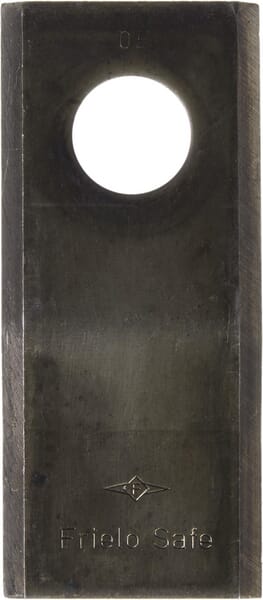 Mähmesser links/rechts 108x48x3 mm, Bohrung Ø 21 mm, geeignet für Galfre/New Holland, 25er-Packung aus der Kategorie Trommel- und Scheibenmähwerk