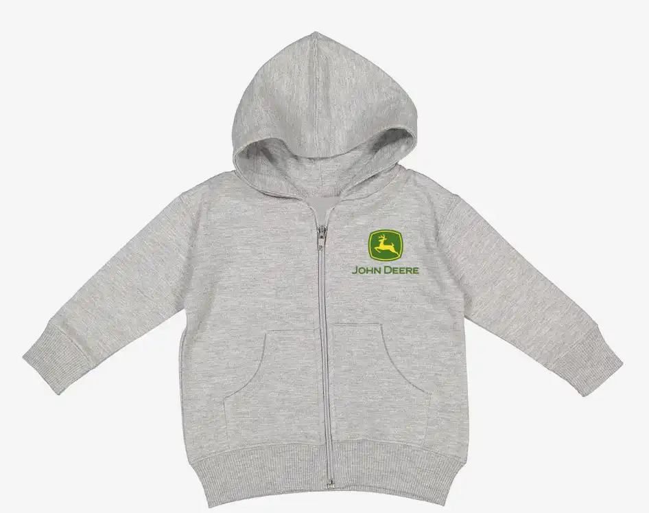 JOHN DEERE Kapuzenjacke Kinder Grau