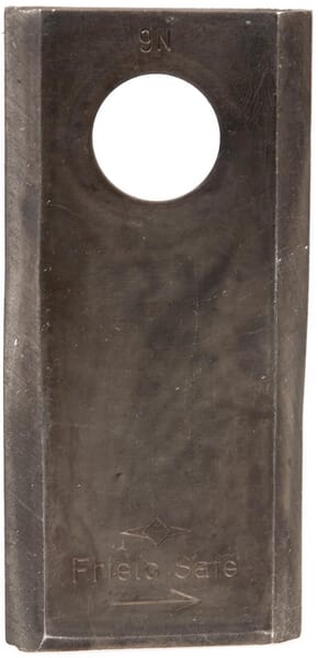 Mähmesser links 105x48x4,3 mm, Bohrung Ø 20 mm, geeignet für Kuhn, 25er-Packung aus der Kategorie Trommel- und Scheibenmähwerk