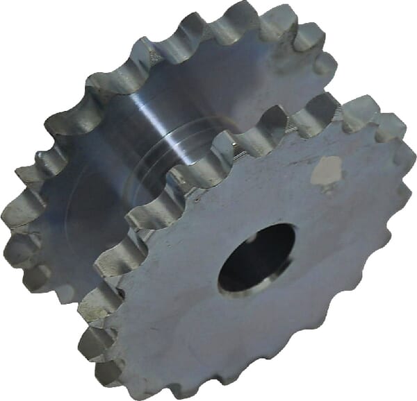 Frontansicht Lemken Zahnrad 2xZ20 2xM6 37,4