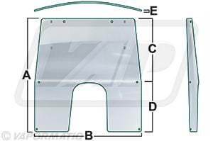 Kabine Windschutzscheibe VPM7455