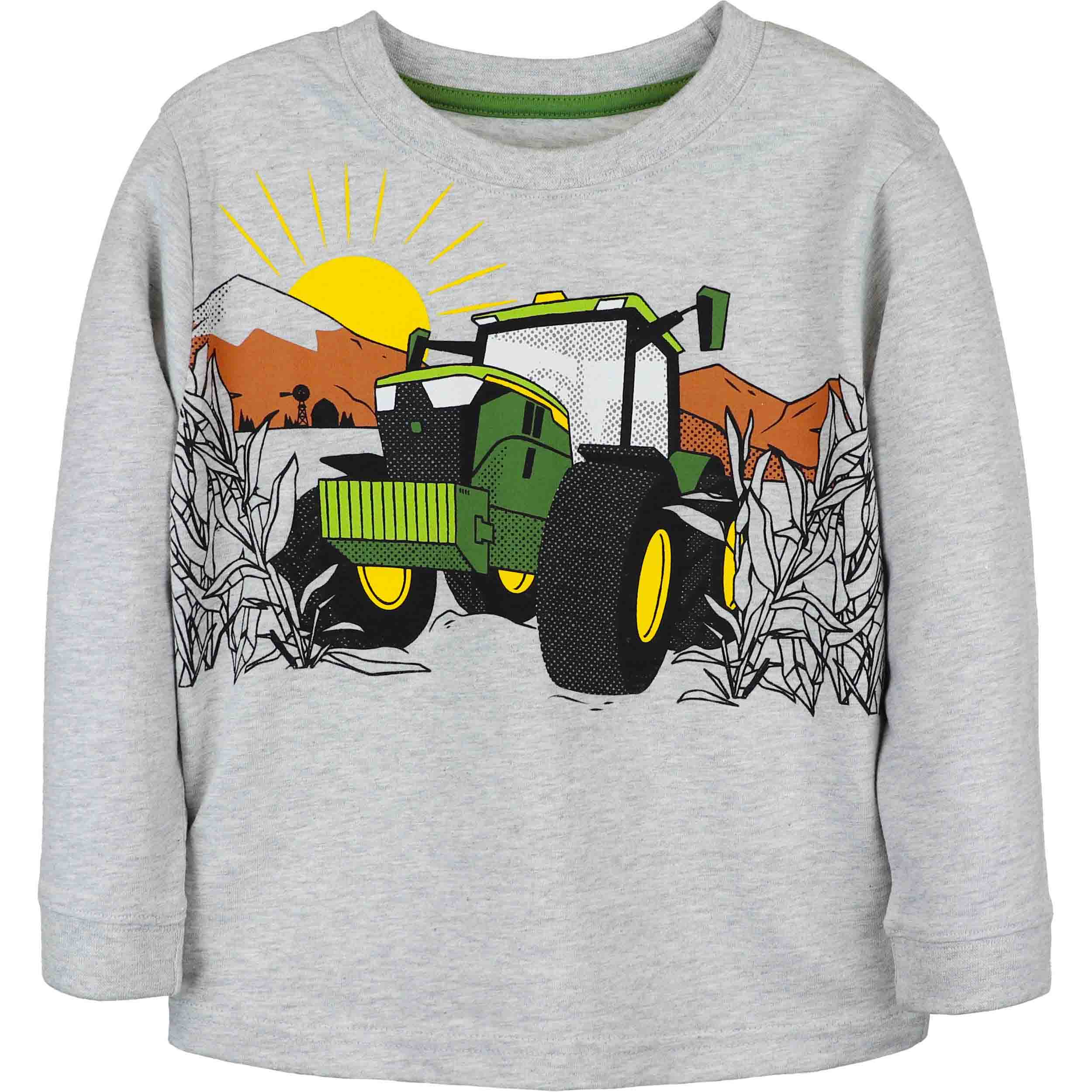 JOHN DEERE Kinder Toddler Sweatshirt Traktor Print