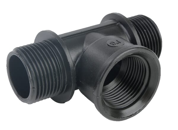 Frontansicht Lemken T-Stück 1"Ag. - 1"Ig.