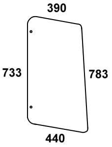 Kabine Seitenfenster RT6005010162N