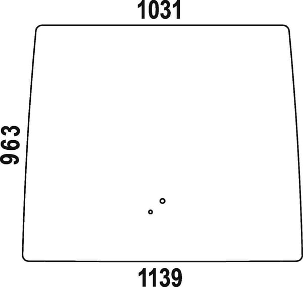 Kabine Frontscheibe oben R264577N