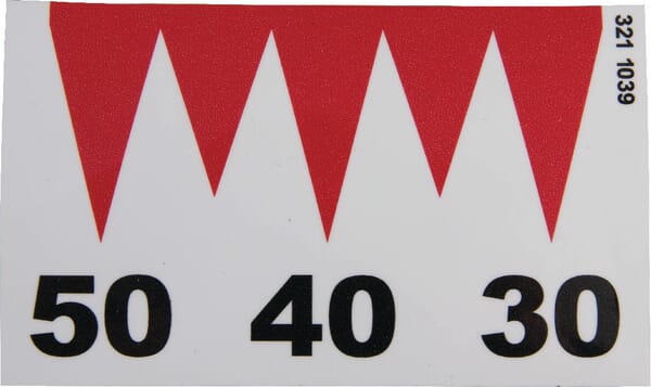 Frontansicht Lemken Aufkleber LI Vari 50-30