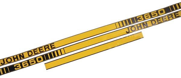 Kabine Aufkleberset "John Deere 3650" TR3650JD