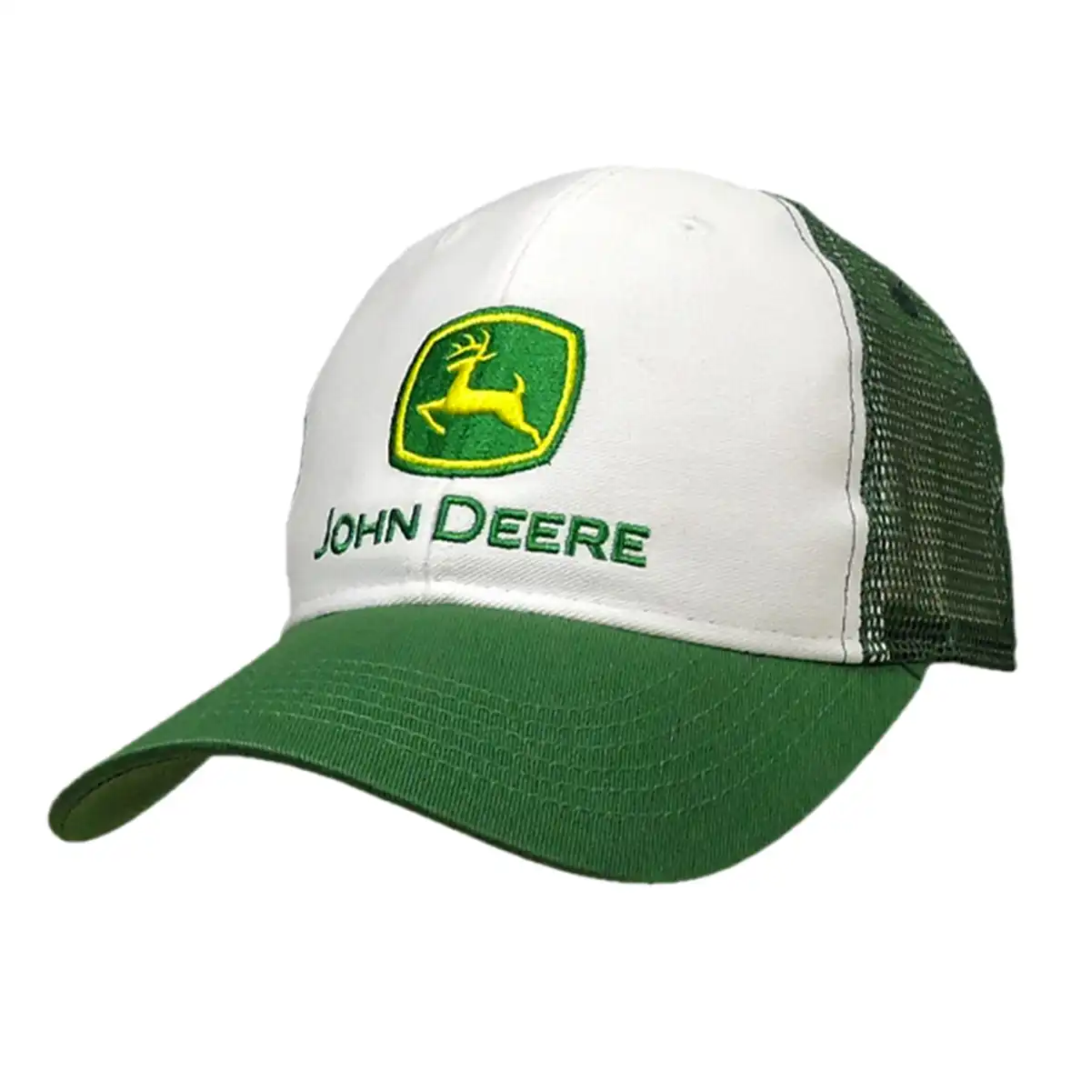 JOHN DEERE Cap Weiß-Grün