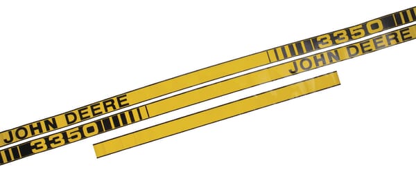 Kabine Aufkleberset "John Deere 3350" TR3350JD