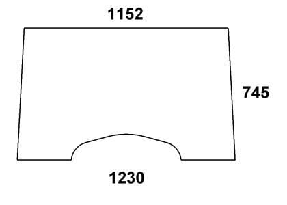 Kabine Windschutzscheibe X-Serie RT6005028923N