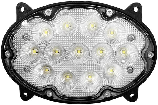 Beleuchtung Arbeitsscheinwerfer LED, 39W, 3500lm, oval, 10/30V, 138x93x69mm, breit flutend, 13 LED's, Kramp LA10600