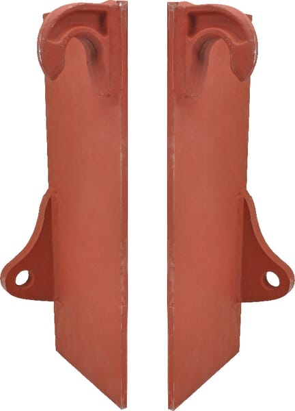 Hakensatz mit Platte gerade aus der Kategorie Frontladertechnik_Futtertechnik