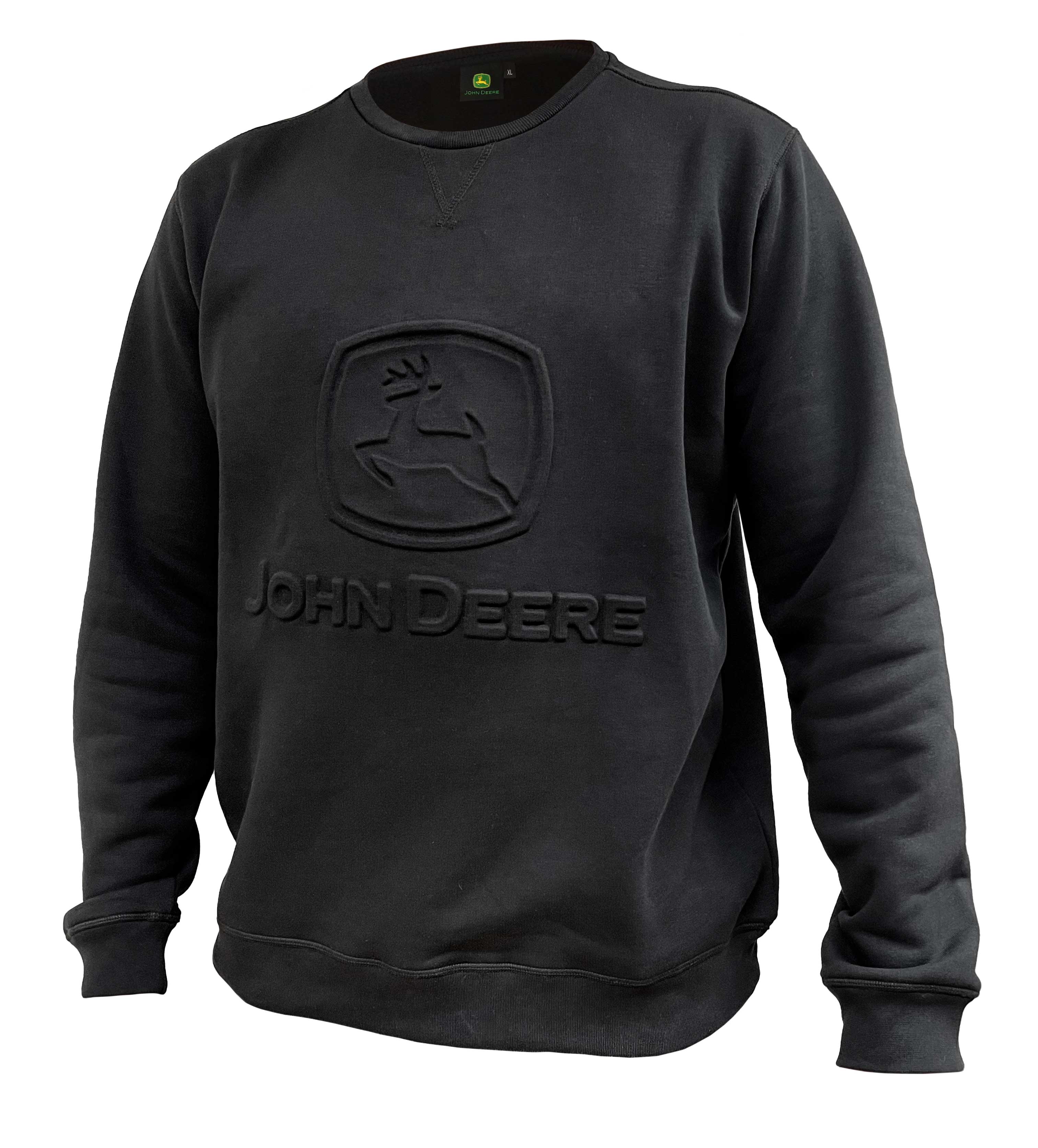 JOHN DEERE Sweatshirt mit geprägtem Logo schwarz MCL202207013